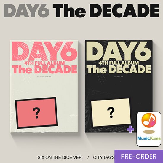 {PRE-ORDER} DAY6  - 4th Album [The DECADE] (Standard Ver.) + MusicKorea Photocard